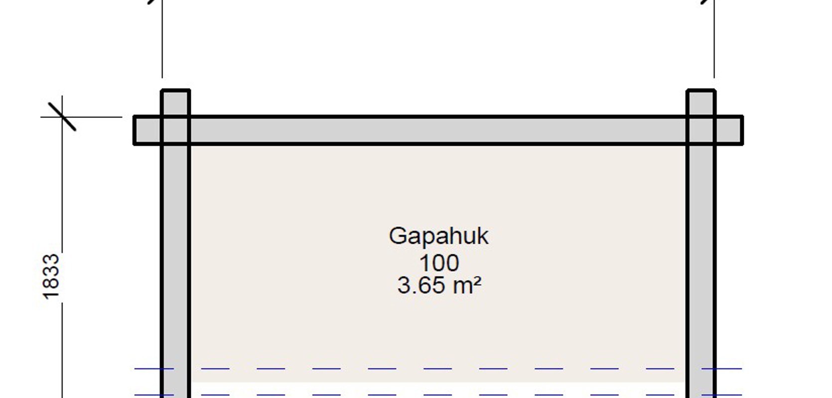 LY 5 gapahuk - økonomimodell