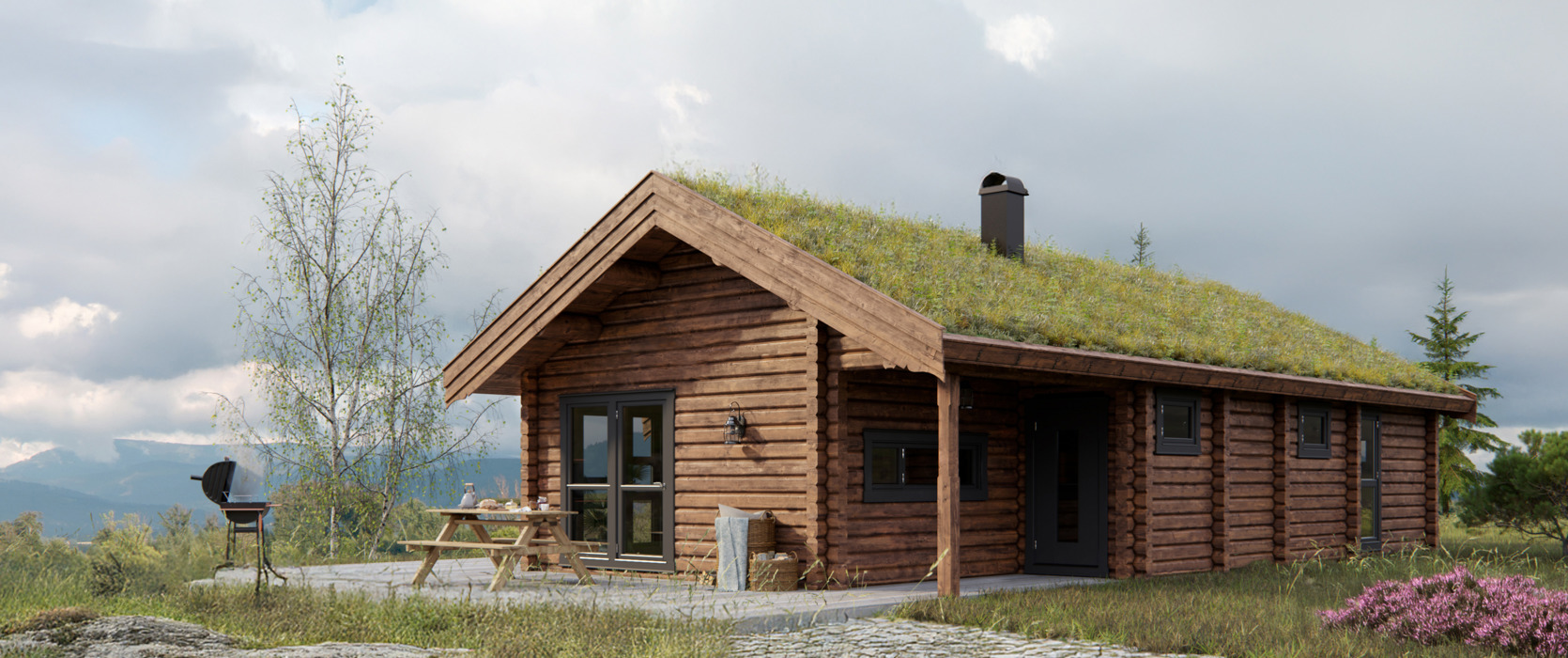 Til salgs - Vakker Røroshytte i Vintervollia på Røros