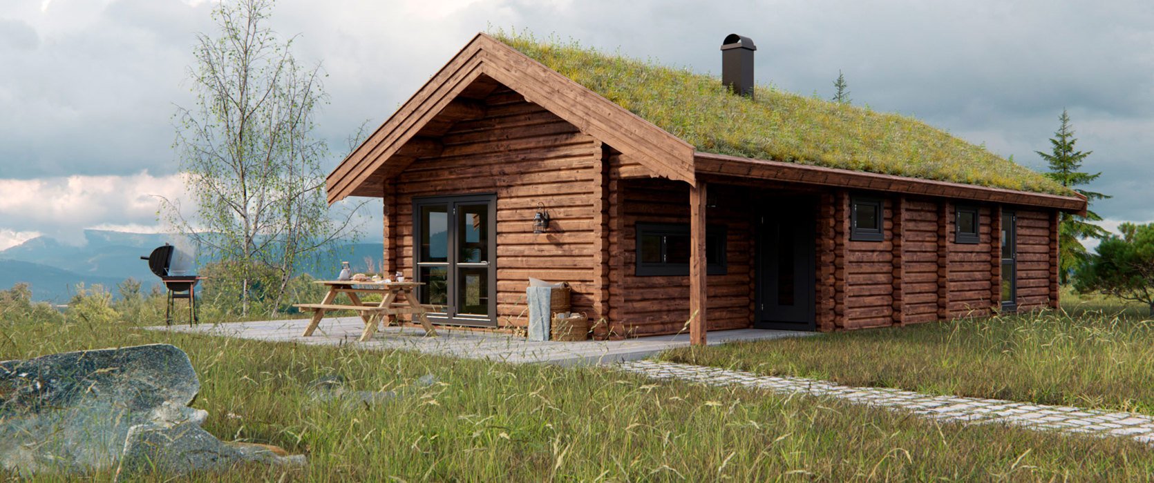 Til salgs - Vakker Røroshytte i Vintervollia på Røros
