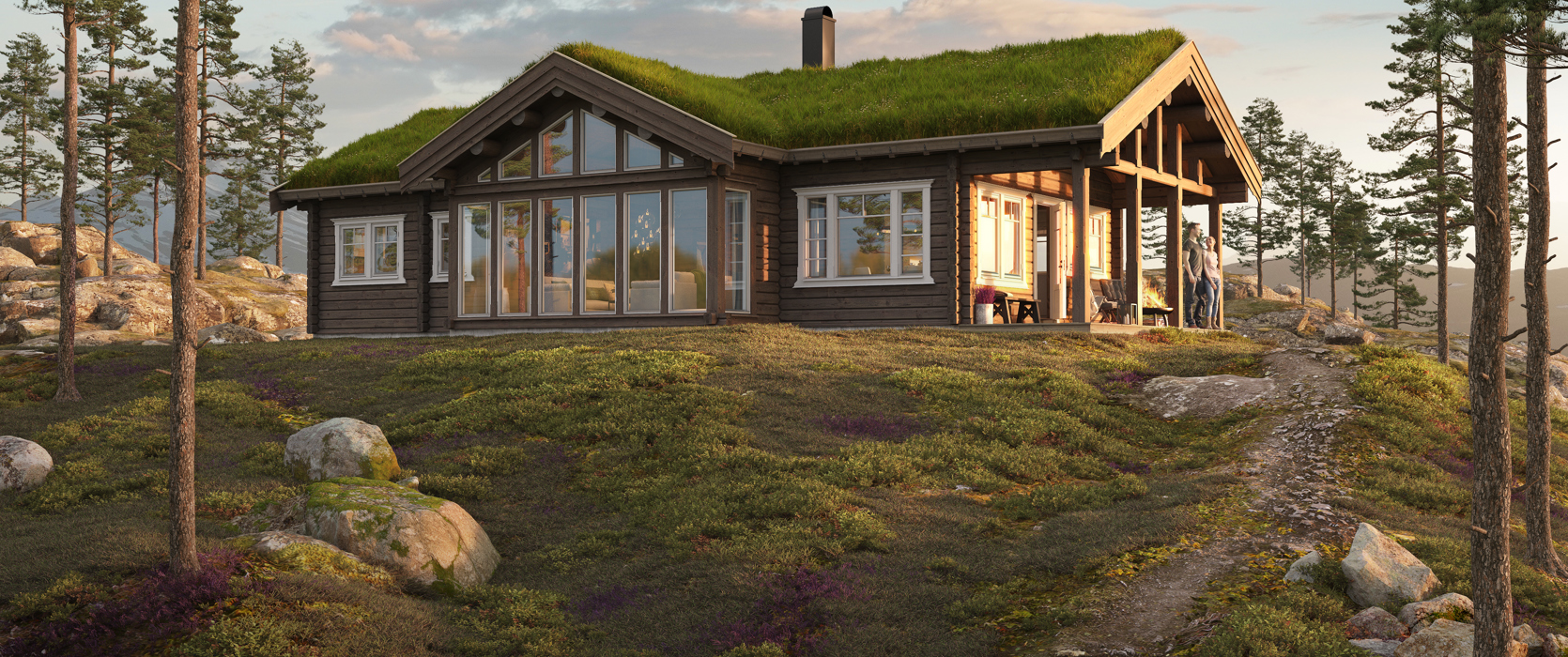 Til salgs! Røroshytte med hems på utsiktstomt i Høyset Panorama, Vaset
